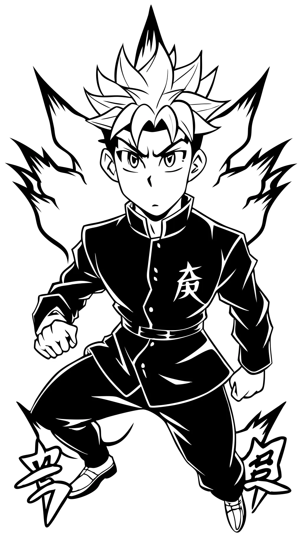 jujutsu kaisen coloring page